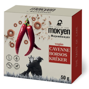VEGÁN Cayenne borsos kréker 50g