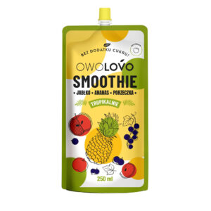 Owolovo Alma-Ananász-Feketeribizli Smoothie 250ml