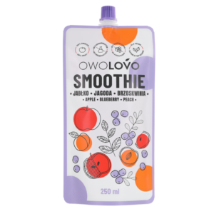 Owolovo Alma-Kék Áfonya-Őszibarck Smoothie 250ml