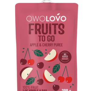 Owolovo Frui to Go 100% Gyümölcspüré Alma-Meggy 200 g