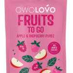 Owolovo Frui to Go 100% Gyümölcspüré Alma-Málna 200 g